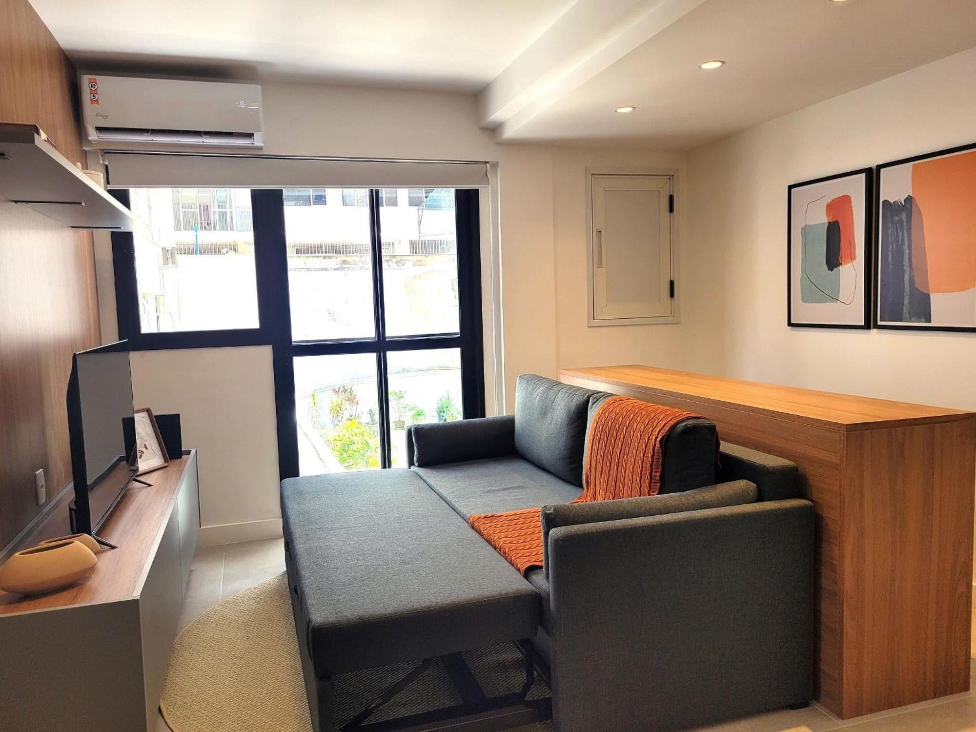 Qto&sala Com Elegancia Em Copacabana |mru 05/605 Apartamento Rio de Janeiro